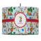Reindeer 16" Drum Pendant Lamp - Fabric (Personalized)
