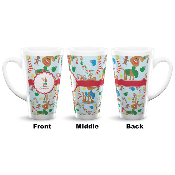 Reindeer 16 Oz Latte Mug - Approval