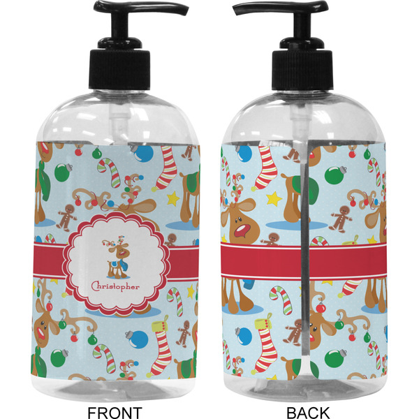 Reindeer 16 oz Plastic Liquid Dispenser (Approval)