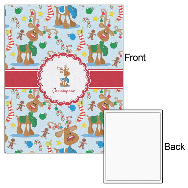Reindeer 16x20 - Matte Poster - Front & Back