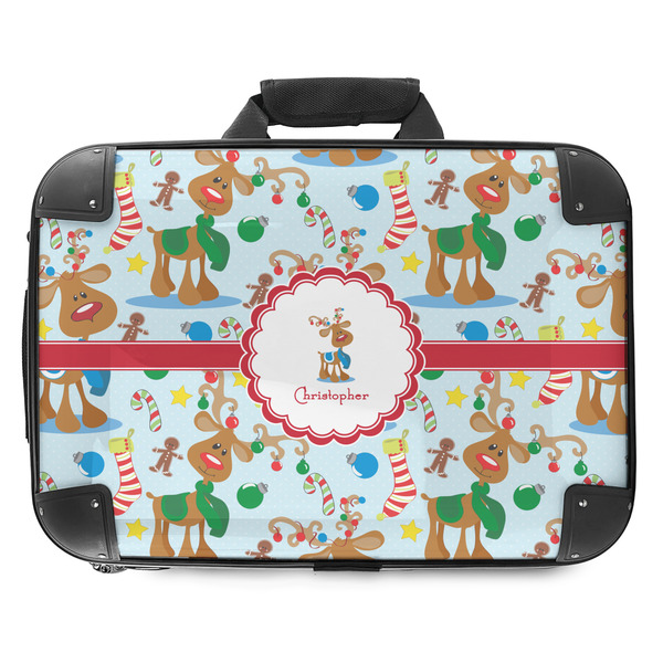 Custom Reindeer Hard Shell Briefcase - 18" (Personalized)