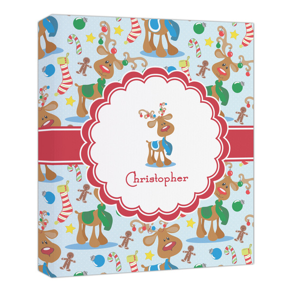 Custom Reindeer Canvas Print - 20x24 (Personalized)