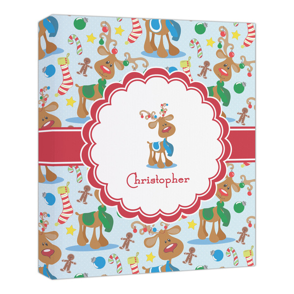 Custom Reindeer Canvas Print - 20x24 (Personalized)