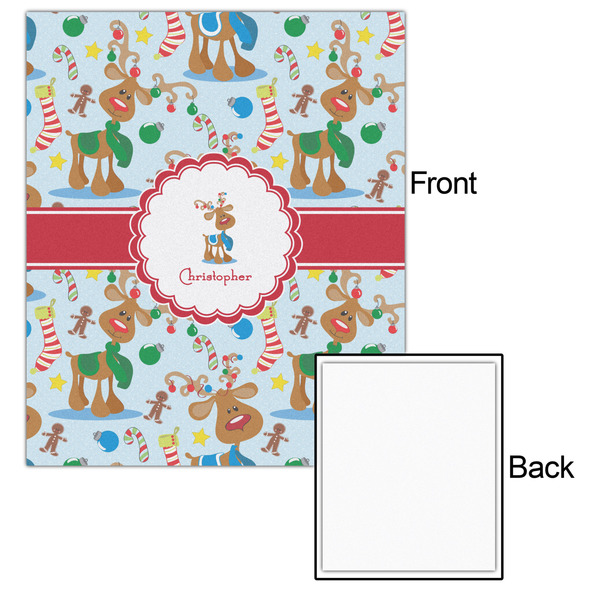 Reindeer 20x24 - Matte Poster - Front & Back