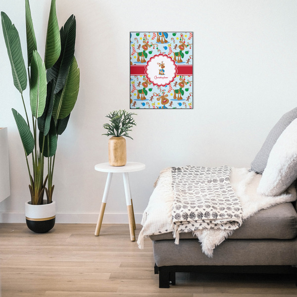 Reindeer 20x24 Wood Print - In Context