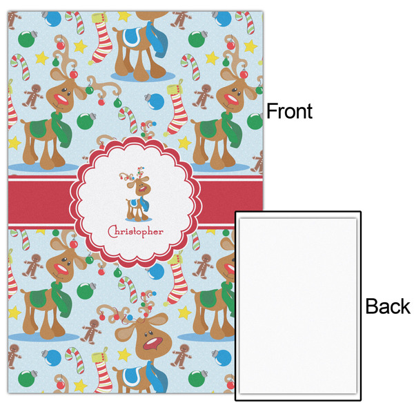 Reindeer 24x36 - Matte Poster - Front & Back