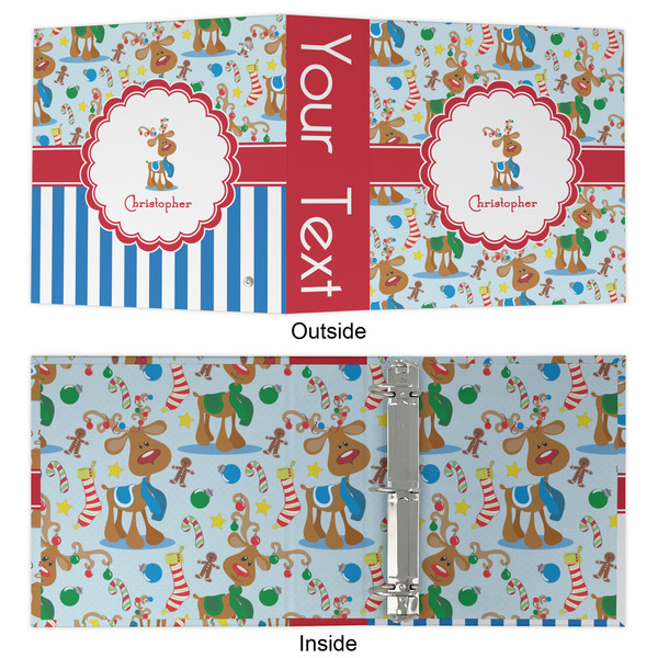Reindeer 3 Ring Binders - Full Wrap - 2" - APPROVAL