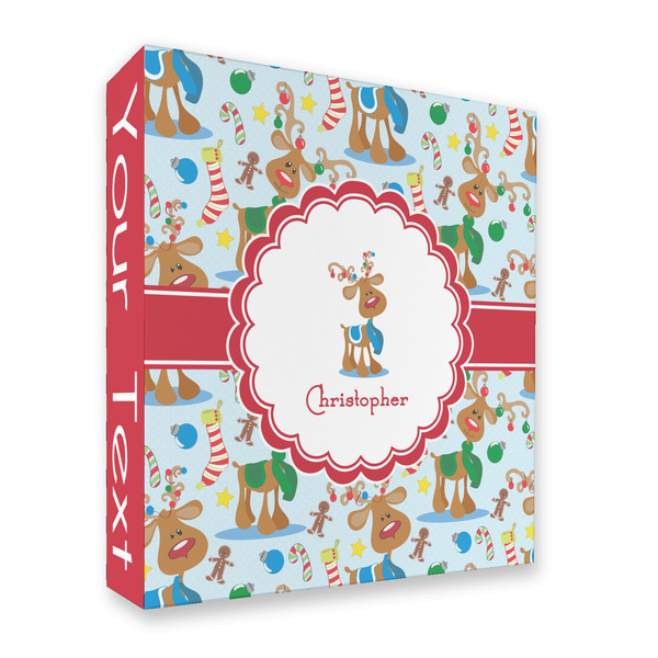 Reindeer 3 Ring Binders - Full Wrap - 2" - FRONT