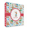 Reindeer 3 Ring Binder - Full Wrap - 2" (Personalized)