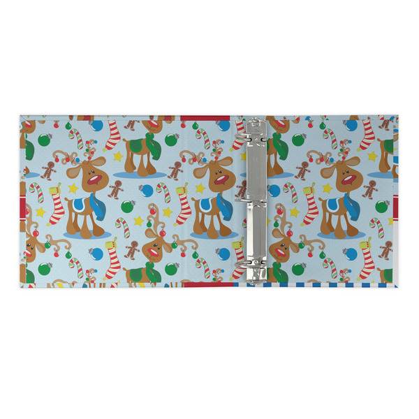 Reindeer 3 Ring Binders - Full Wrap - 2" - OPEN INSIDE