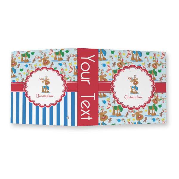 Reindeer 3 Ring Binders - Full Wrap - 2" - OPEN OUTSIDE