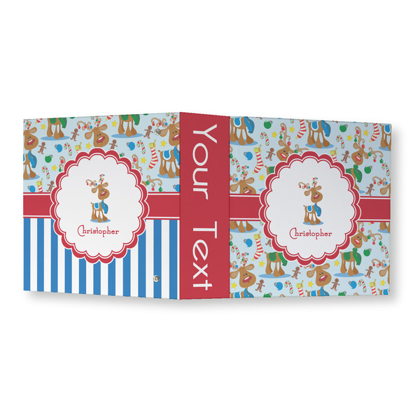 Reindeer 3 Ring Binders - Full Wrap - 3" - OPEN OUTSIDE