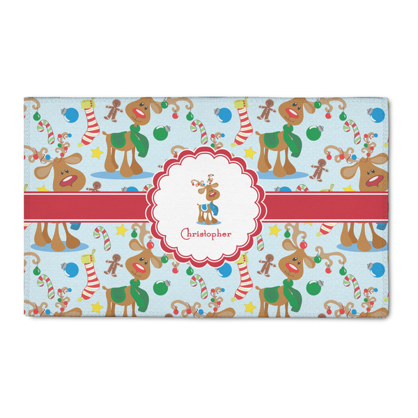 Custom Reindeer 3' x 5' Patio Rug (Personalized)