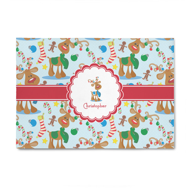 Custom Reindeer 4' x 6' Indoor Area Rug (Personalized)