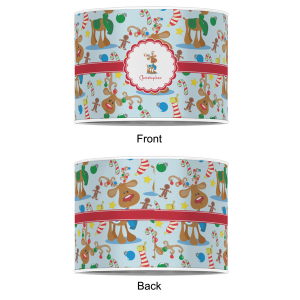 Reindeer 8" Drum Lampshade - APPROVAL (Poly Film)