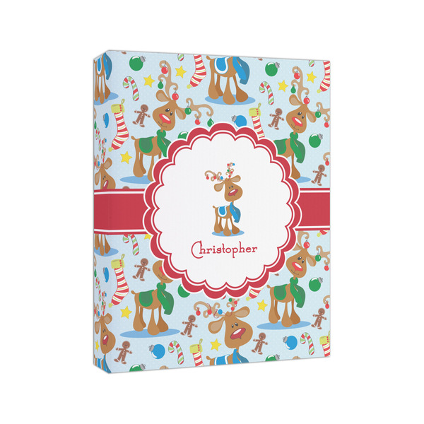 Reindeer 8x10 - Canvas Print - Angled View