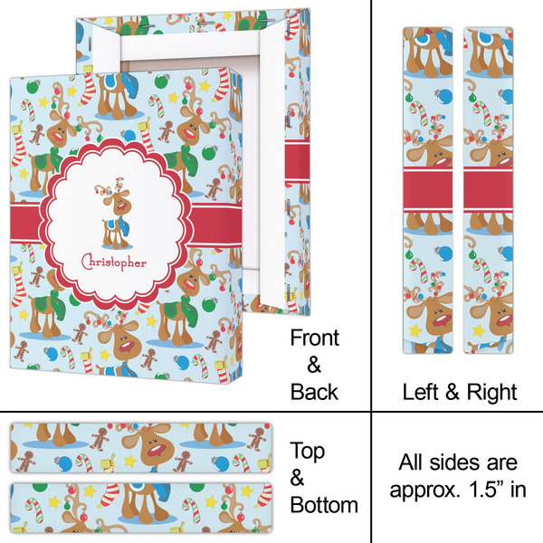 Reindeer 8x10 - Canvas Print - Approval