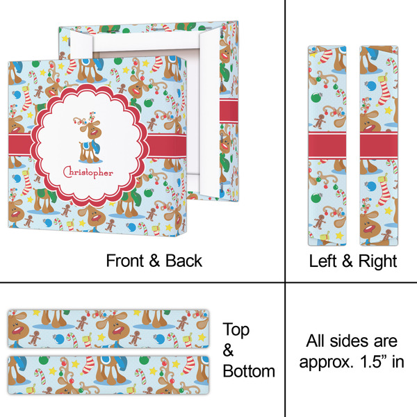 Reindeer 8x8 - Canvas Print - Approval