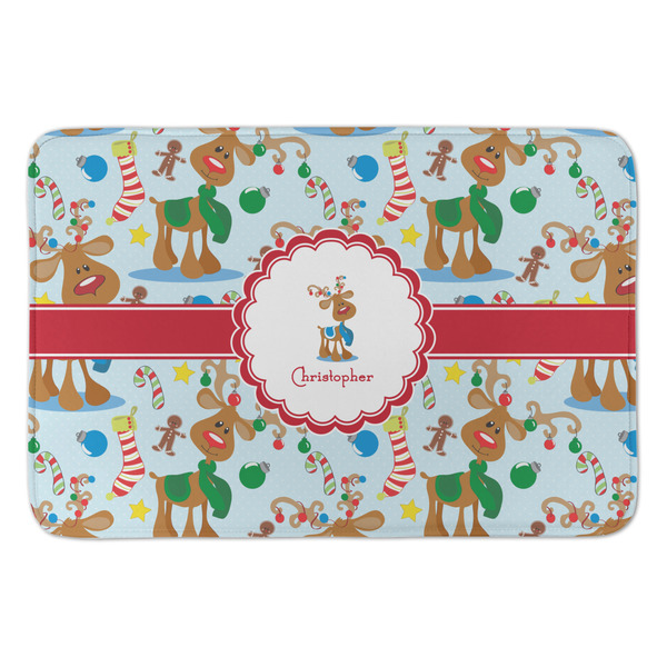Custom Reindeer Anti-Fatigue Kitchen Mat (Personalized)