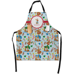 Reindeer Apron With Pockets w/ Name or Text