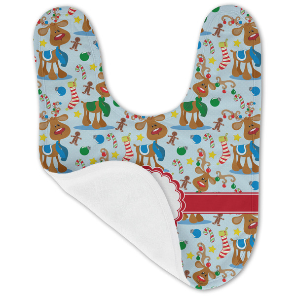 Reindeer Baby Bib - AFT folded