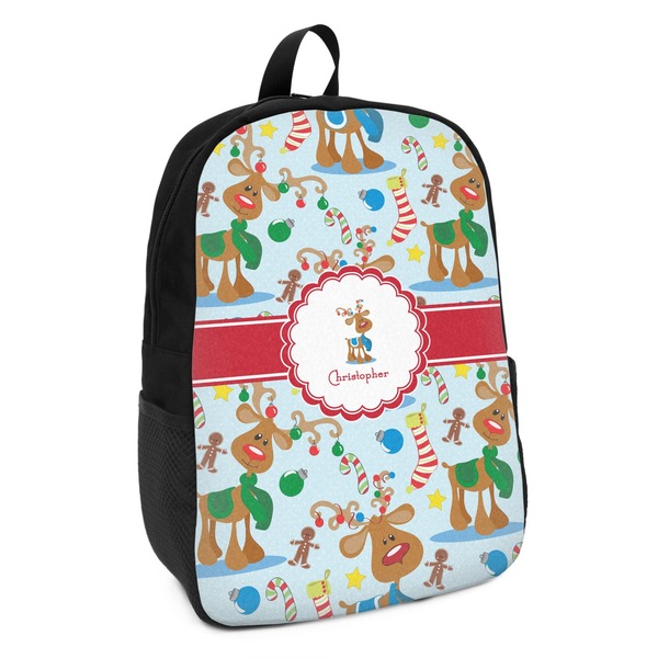 Custom Reindeer Kids Backpack (Personalized)