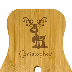 Reindeer Bamboo Salad Mixing Hand (Personalized)