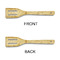 Reindeer Bamboo Slotted Spatulas - Single Sided - APPROVAL
