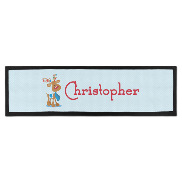 Custom Reindeer Bar Mat - Large (Personalized)