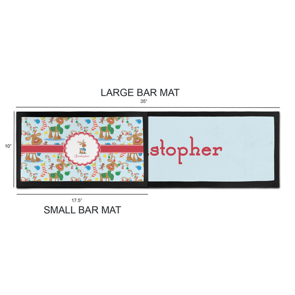 Reindeer Bar Mats - Sizing Chart