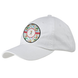 Reindeer Baseball Cap - White (Personalized)