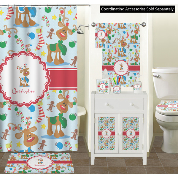 Reindeer Bathroom Scene