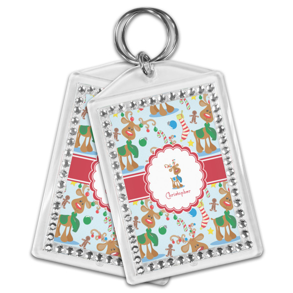 Reindeer Bling Keychain - MAIN