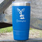 Reindeer 20 oz Stainless Steel Tumbler - Royal Blue - Double Sided (Personalized)