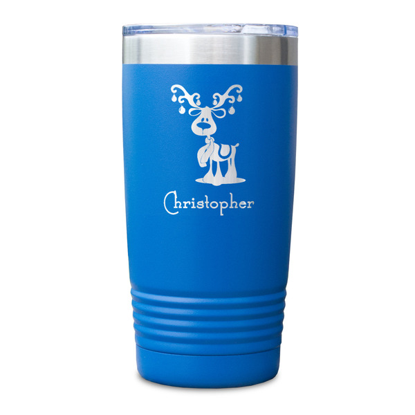 Reindeer Blue Polar Camel Tumbler - 20oz - Single Sided - Approval