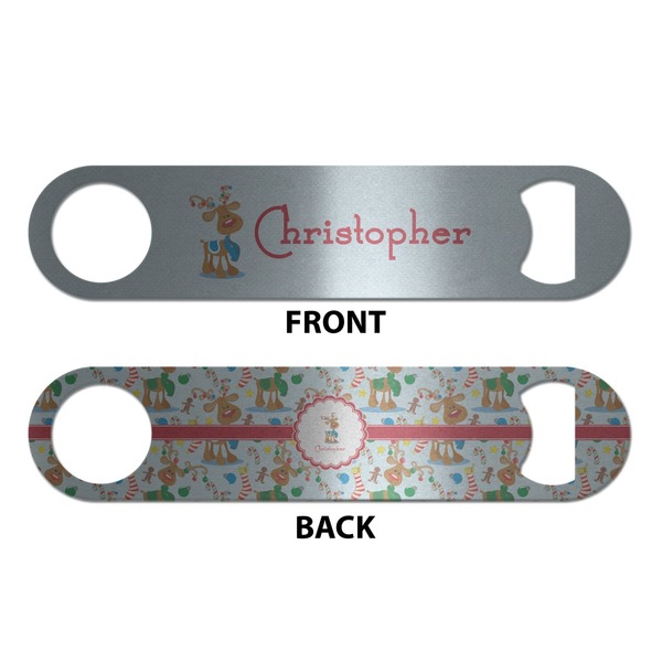 Reindeer Bottle Opener - Front & Back