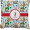 Reindeer Burlap Pillow 22"