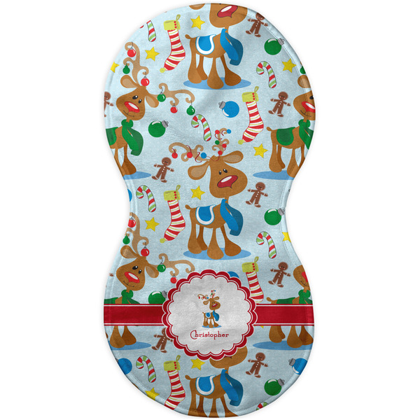 Reindeer Burp Peanut Shaped Flat