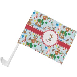 Reindeer Car Flag - Small w/ Name or Text
