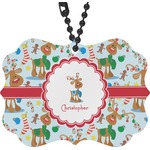 Reindeer Rear View Mirror Charm (Personalized)