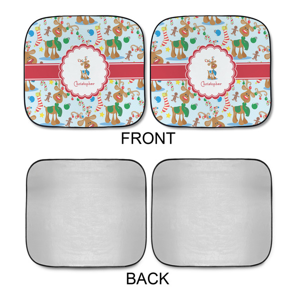 Reindeer Car Sun Shades - APPROVAL