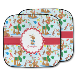 Reindeer Car Sun Shade - Two Piece (Personalized)