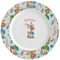 Reindeer Ceramic Plate w/Rim