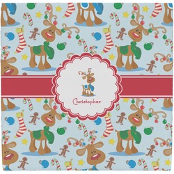 Reindeer Ceramic Tile Hot Pad (Personalized)