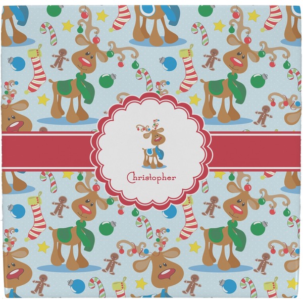Custom Reindeer Ceramic Tile Hot Pad (Personalized)