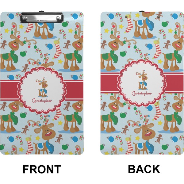 Reindeer Clipboard (Legal) (Front + Back)