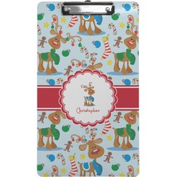 Reindeer Clipboard (Legal Size) (Personalized)