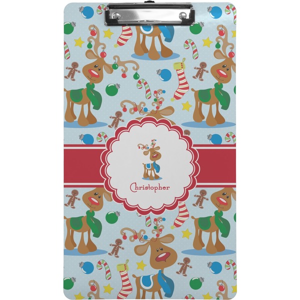 Custom Reindeer Clipboard (Legal Size) (Personalized)