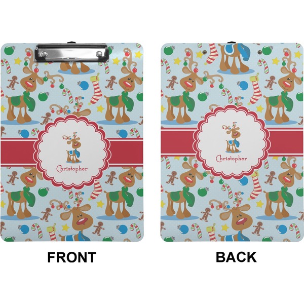 Reindeer Clipboard (Letter) (Front + Back)