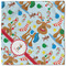 Reindeer Cloth Napkins - Personalized Lunch (Single Full Open)